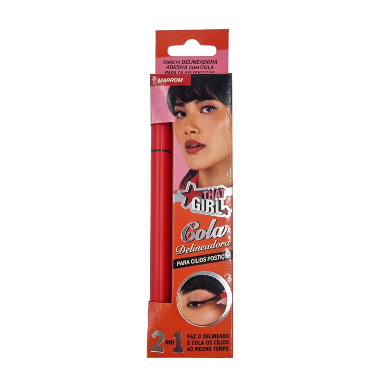 Cílios Postiços 3D Ricca Flash Lashes Vol. 2 Tamanho Médio 1 Par