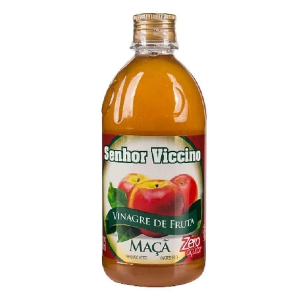 Vinagre De Maçã Zero 500ml - Senhor Viccino