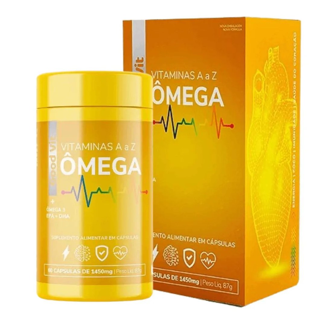 Ômega 3 1450mg Epa + Dha Alta Concentração 60 Cápsulas - Good Vit