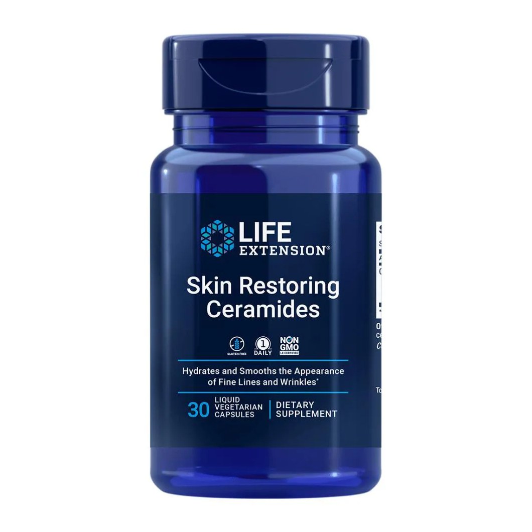 Skin Restoring Ceramides 30 Cápsulas Life Extension