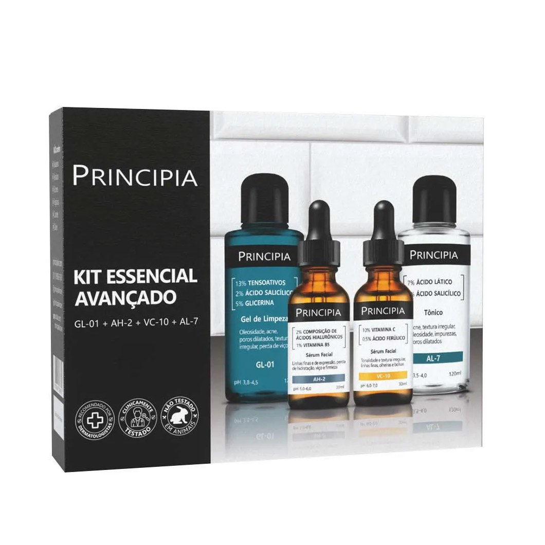 Principia Kit Essencial Avançado Gl-01 + Al-7 + Ah-2 + Vc-10