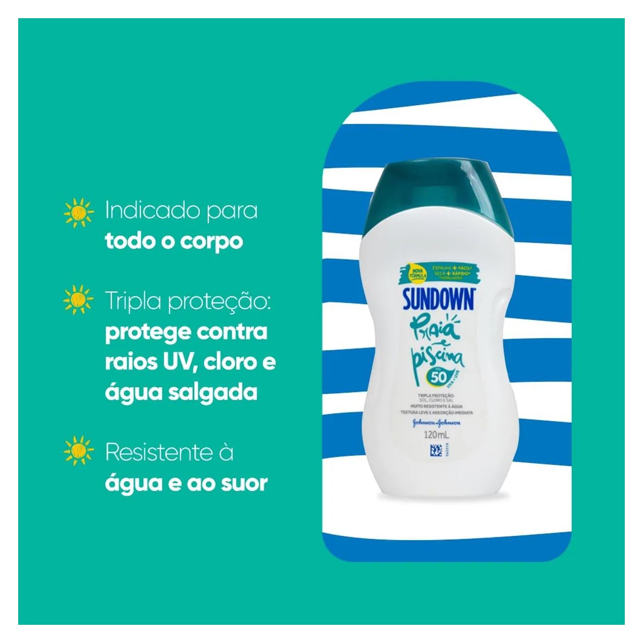 Protetor Solar Corporal Loção FPS 50 Sundown 120ml