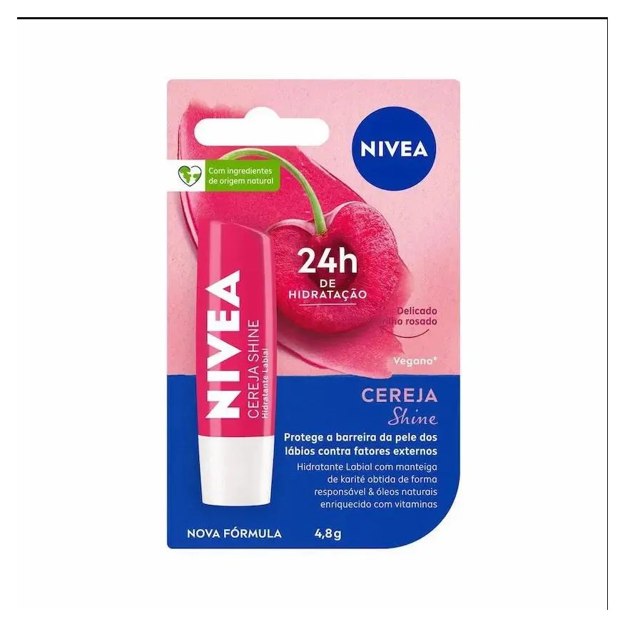 Prot Labial Nivea Lip Care Cereja