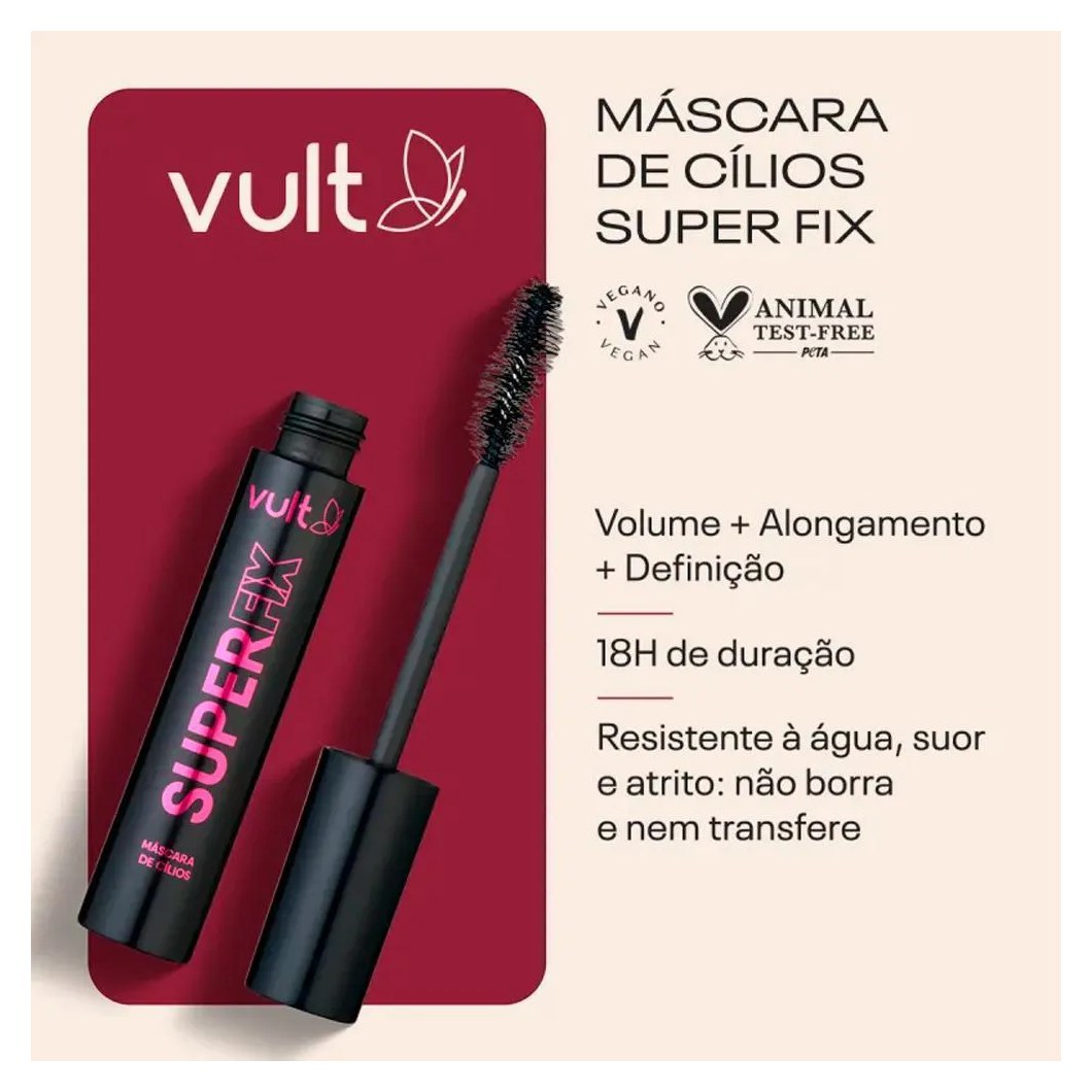 Vult Super Fix Mascara De Cilios 10g