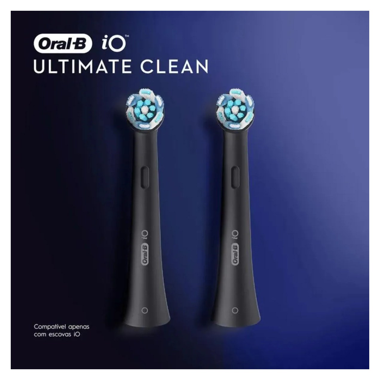 Refil Escova Elétrica Ultimate Clean Io Black 2un - Oral-b