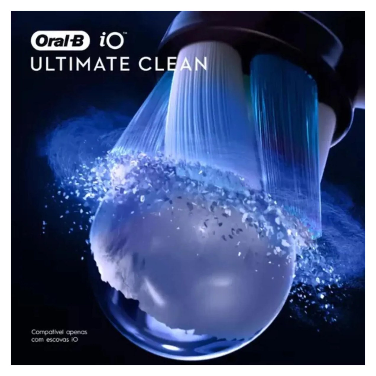 Refil Escova Elétrica Ultimate Clean Io Black 2un - Oral-b