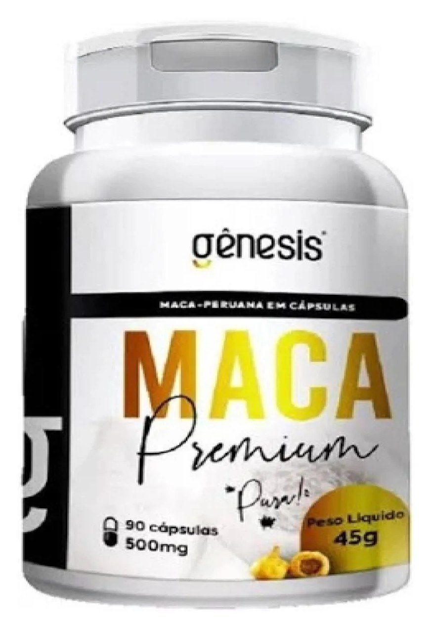 Super Maca Peruana Original (materia Prima Importada) - 90 (cápsulas) - 500mg - Padrão: Único