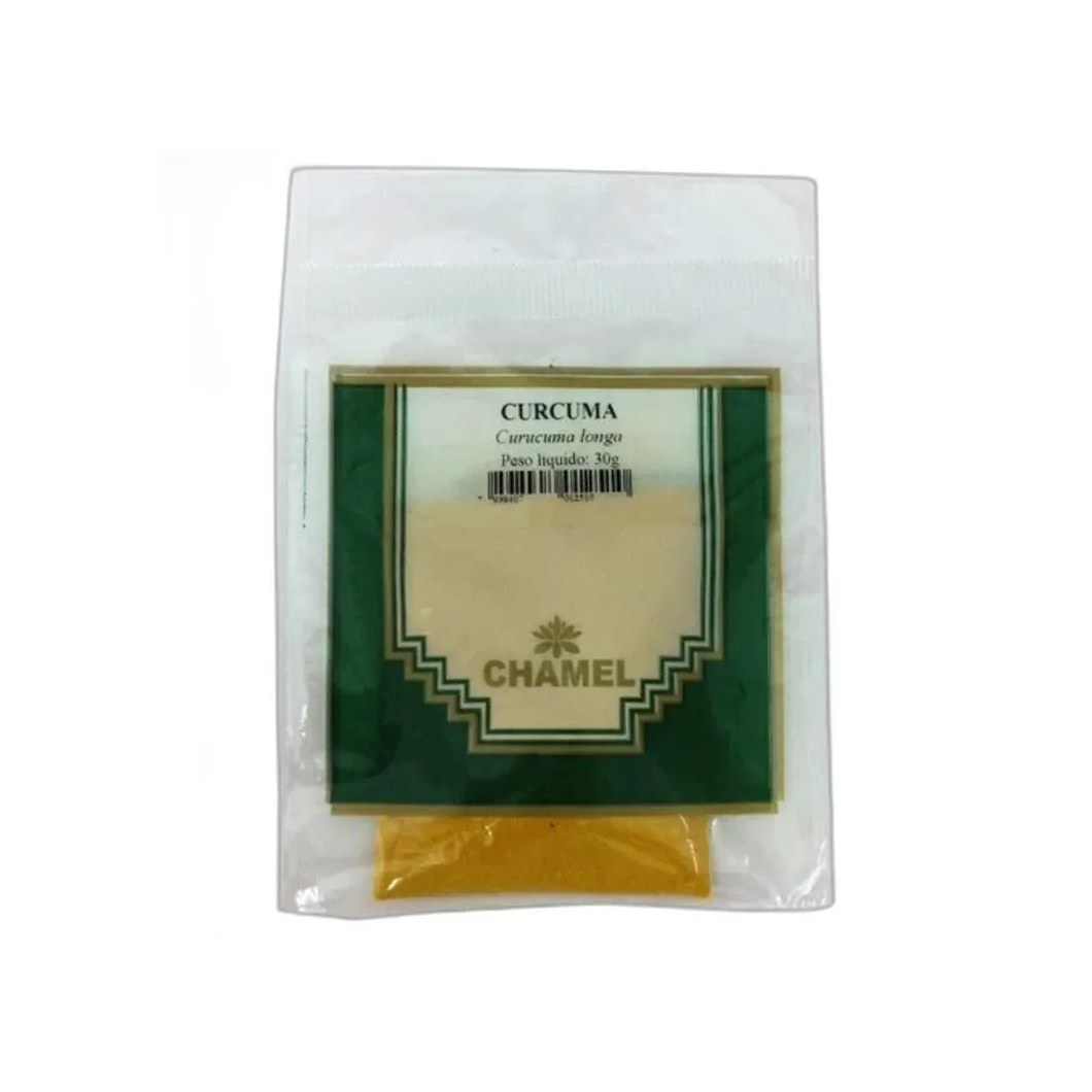 Pacote De Curcuma 30G - Chamel