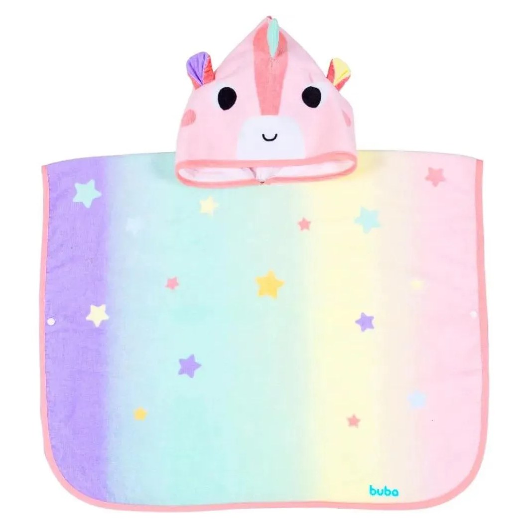 Toalha Poncho Unicórnio Buba