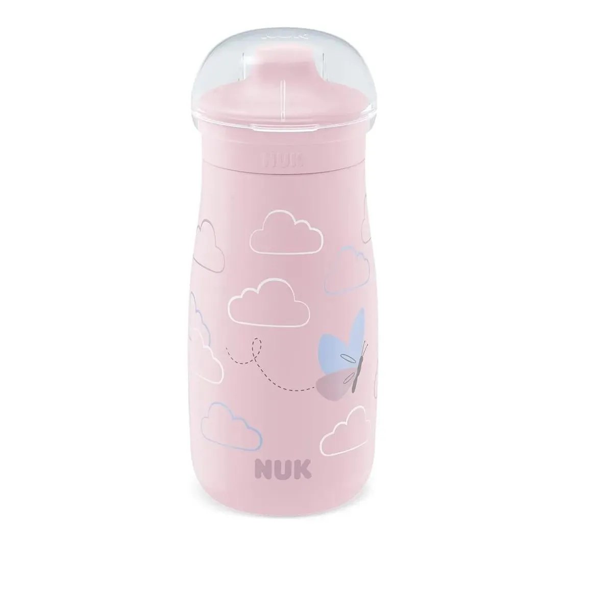 Copo Mini-Me Flip 300Ml +9M Rosa Borboleta Nuk