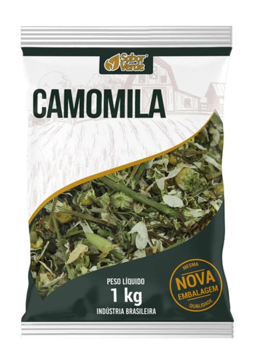 Camomila Egipcia 1Kg - Sabor Verde