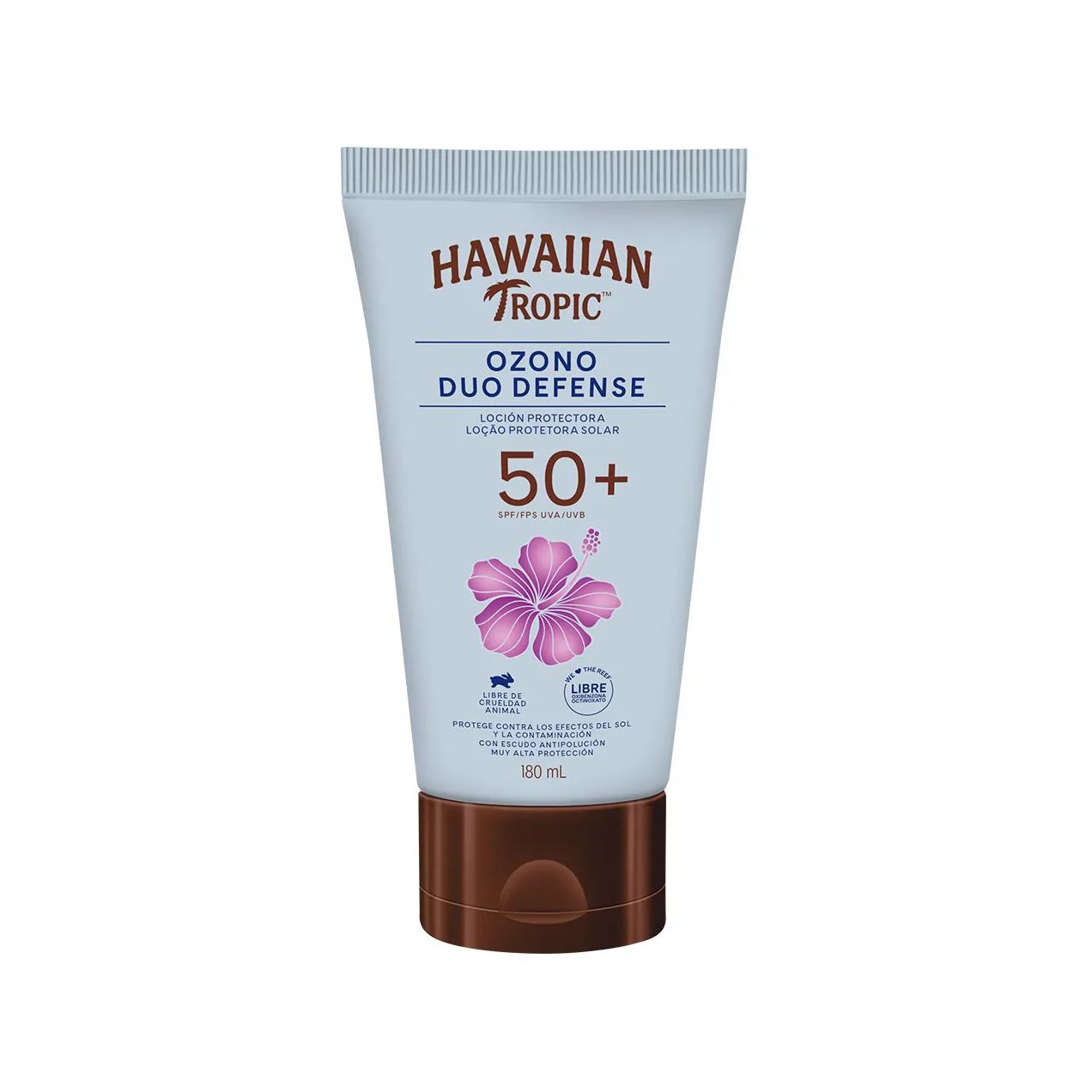 Loção Protetora Solar Hawaiian Tropic Ozono FPS 50+ 180ml