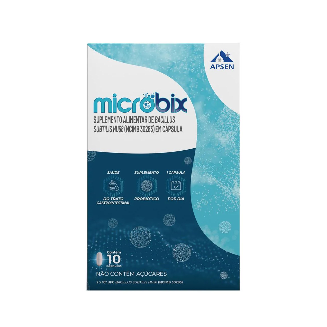 Probiótico Microbix 10 cápsulas