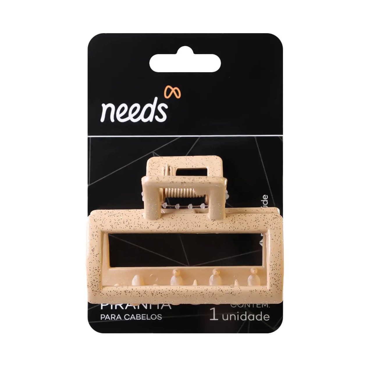 Presilha para Cabelo Média Needs Nude 1 unidade