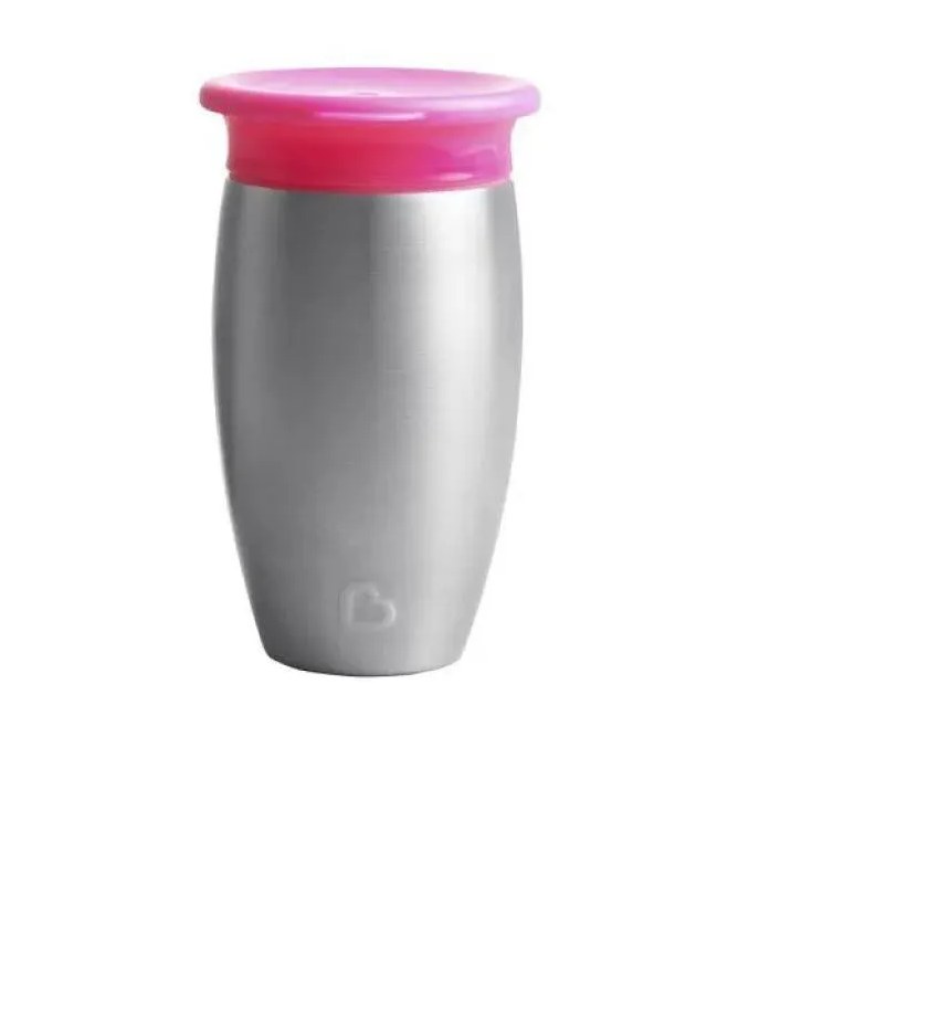 Copo Térmico Inox 296Ml +12M Rosa Munchkin