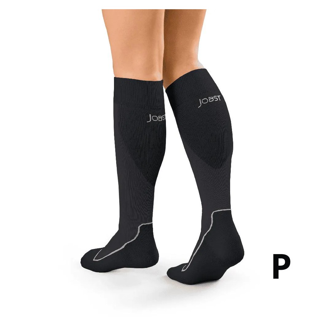 Meia de Compressão 3/4 Jobst Sport 20-30Mmhg - Preta P