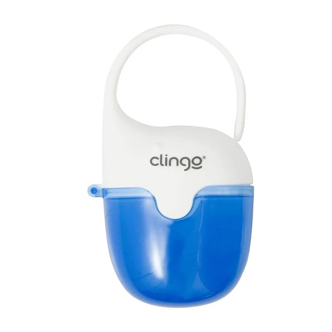 Porta Chupetas Baleia Azul Clingo