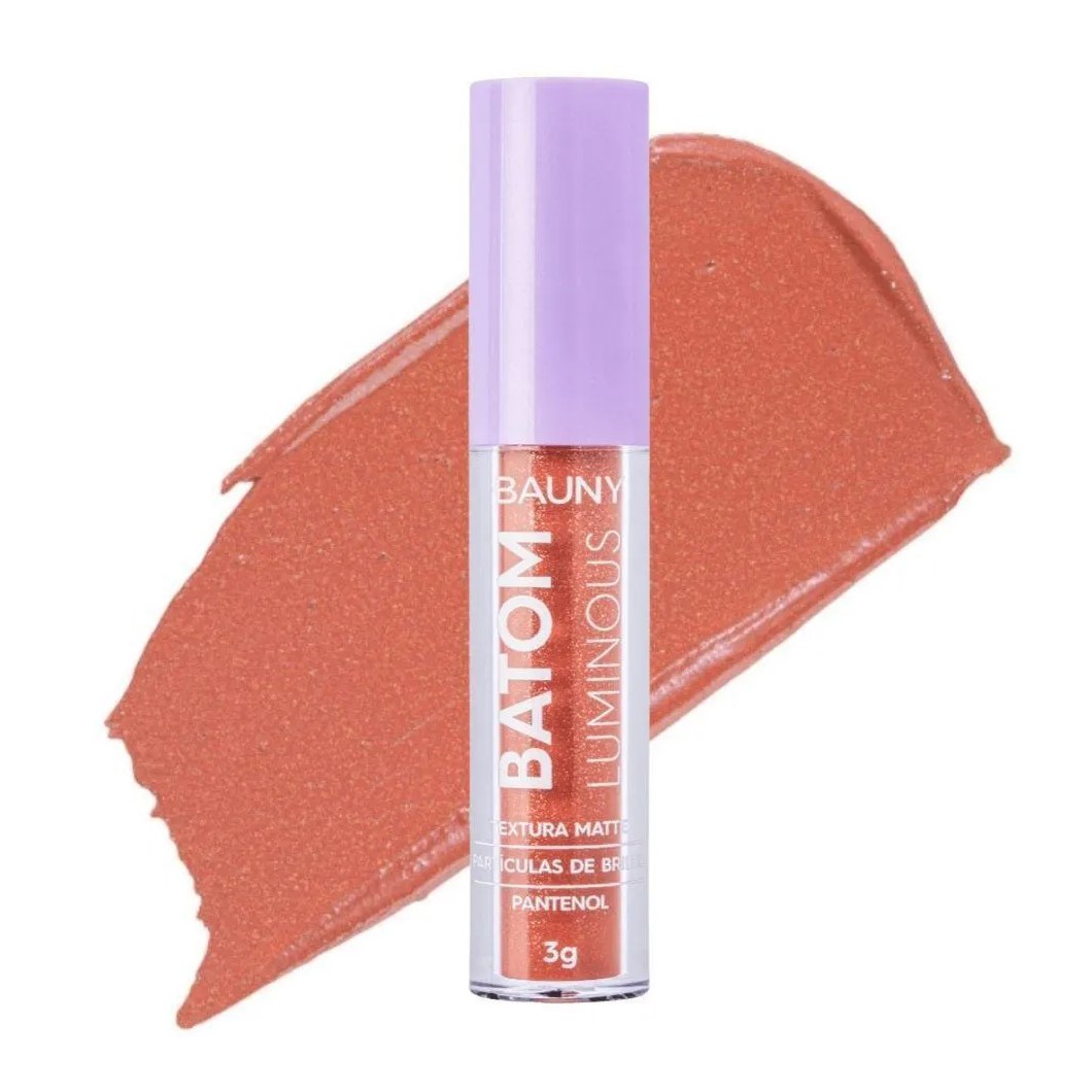 Bauny Batom Líquido Luminous 3G Cor: Honey Luminous