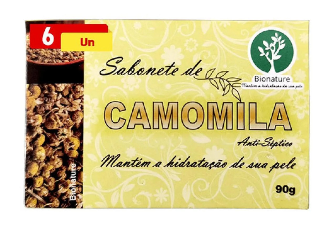 Kit 6 Sabonete de Camomila 90G - Bionature