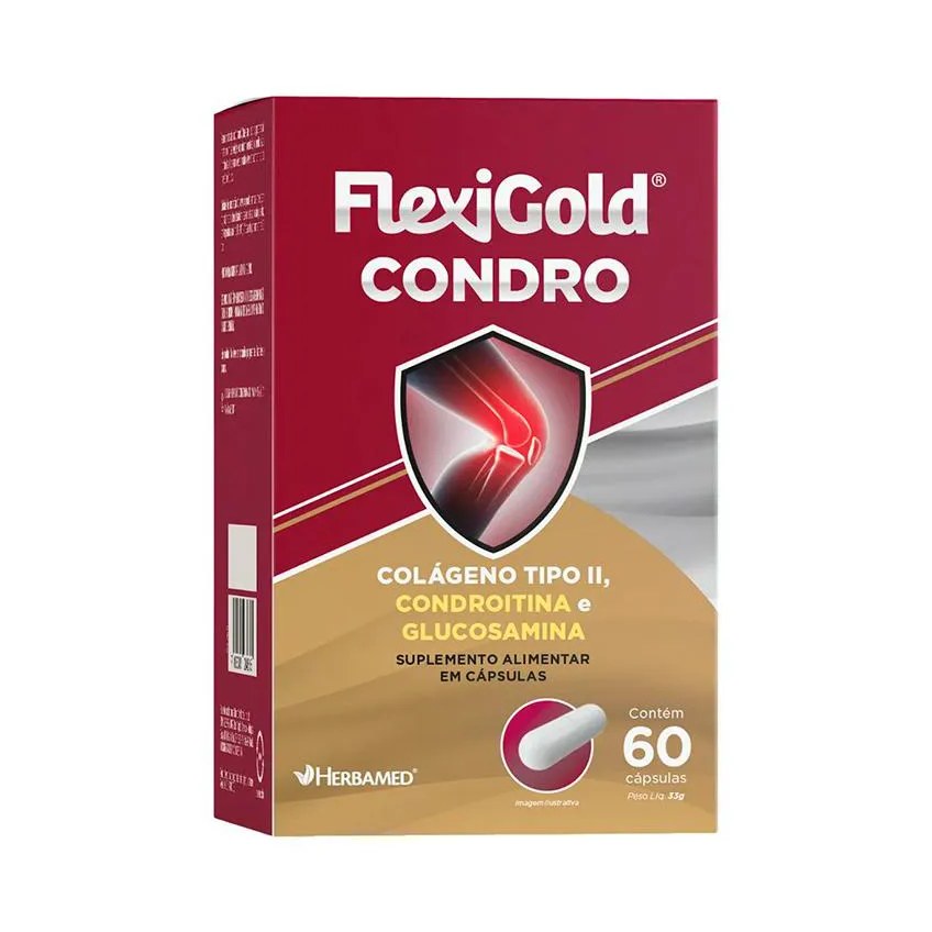 Suplemento Alimentar Flexigold Condro 60 Capsulas - Herbamed