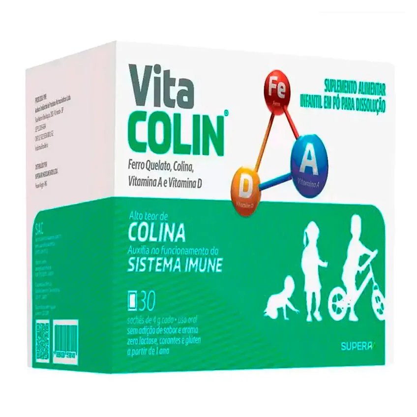 Suplemento Alimentar Vita Colin 30 Sachês - Supera