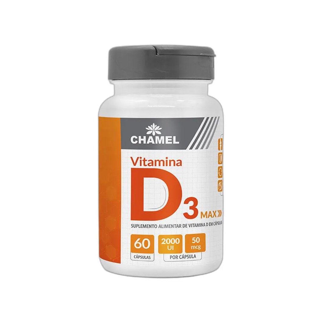 Max Vitamina D3 500Mg 60 Cps - Chamel