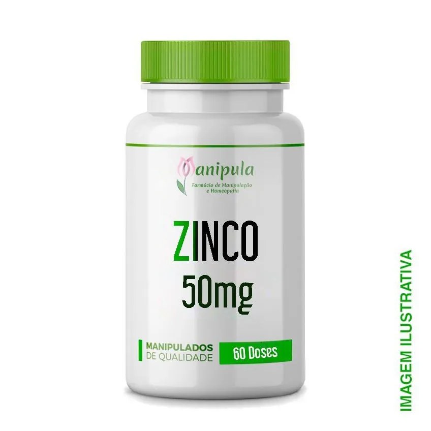 Zinco 50mg - 60 cápsulas