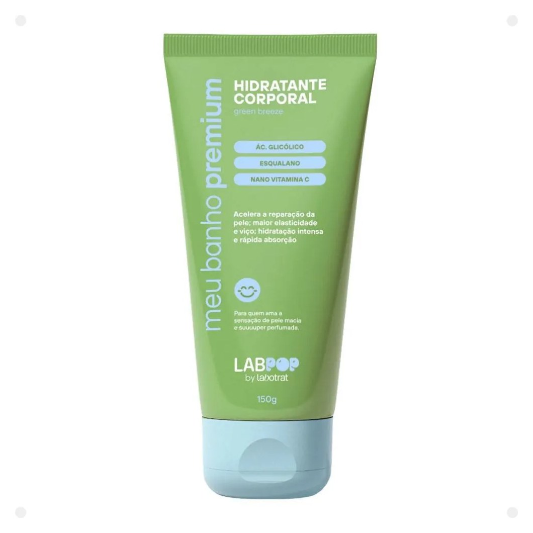 Hidratante Corporal Labpop By Labotrat Meu Banho Premium Green Breeze 150g