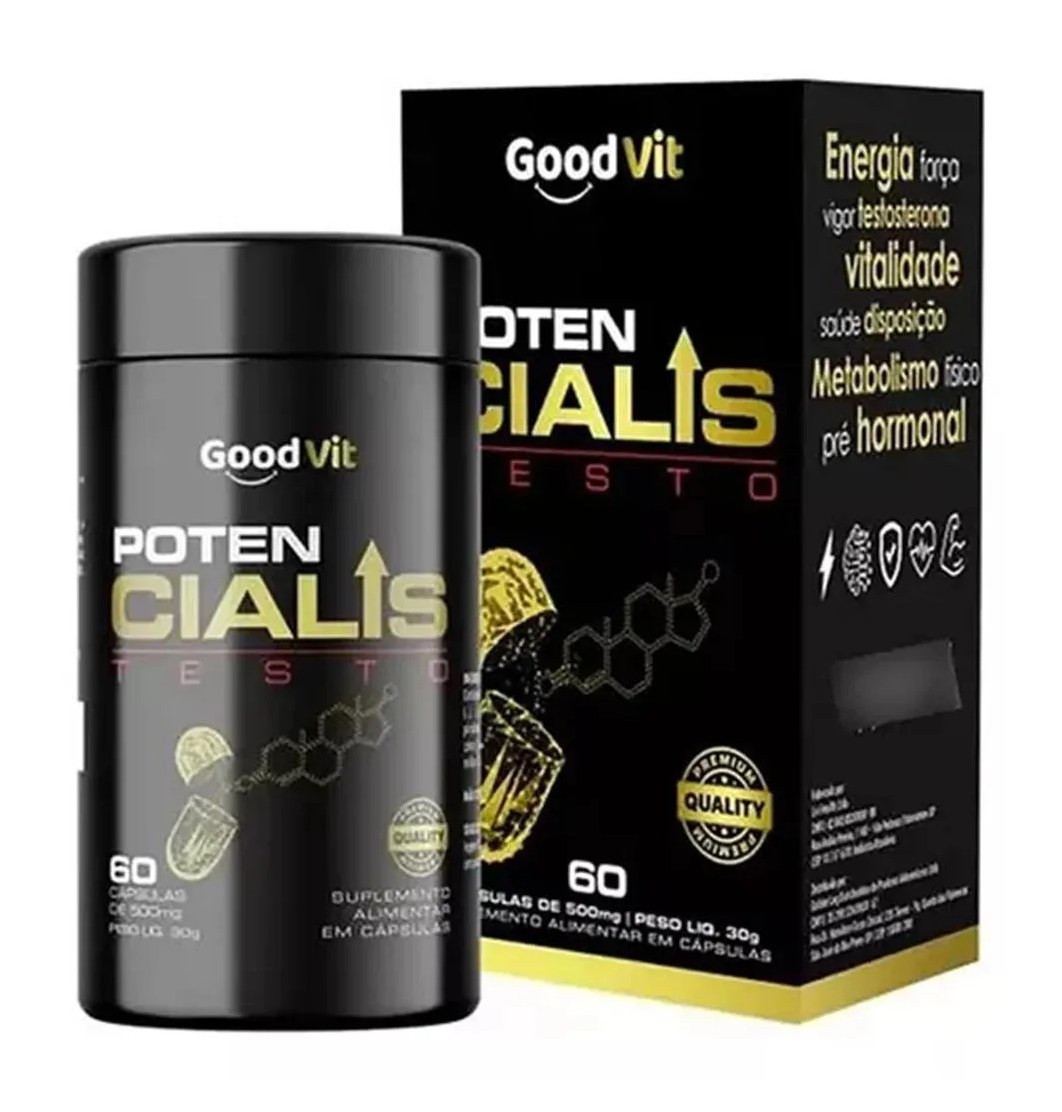 Potencials Testo 500mg 60cáps - Good Vit