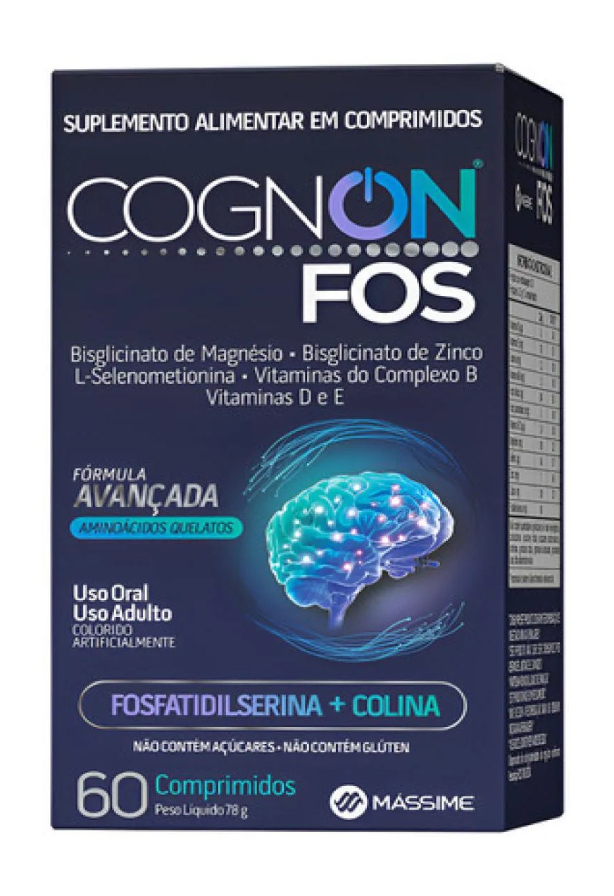 Cognon Fos Vitaminas e Minerais P/ Memória 60cpr Massime