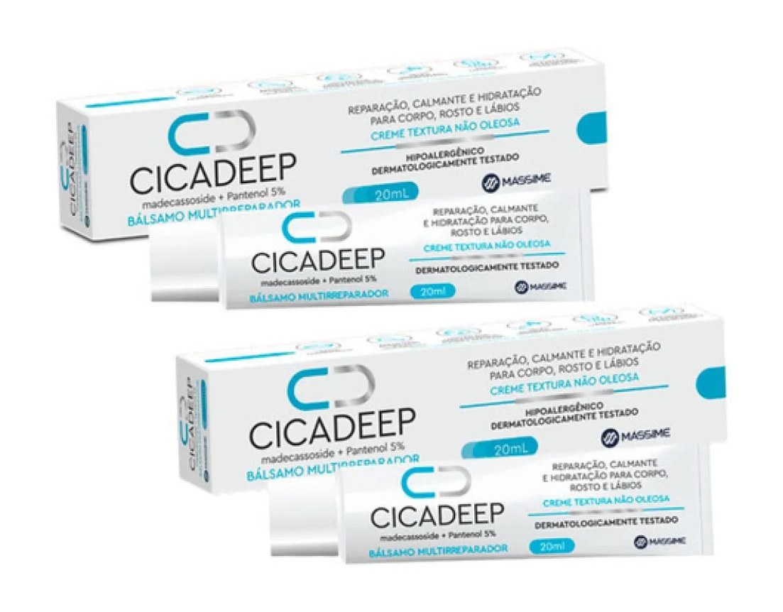 Kit 2x Cicadeep Bálsamo Multireparador 20ml - Massime