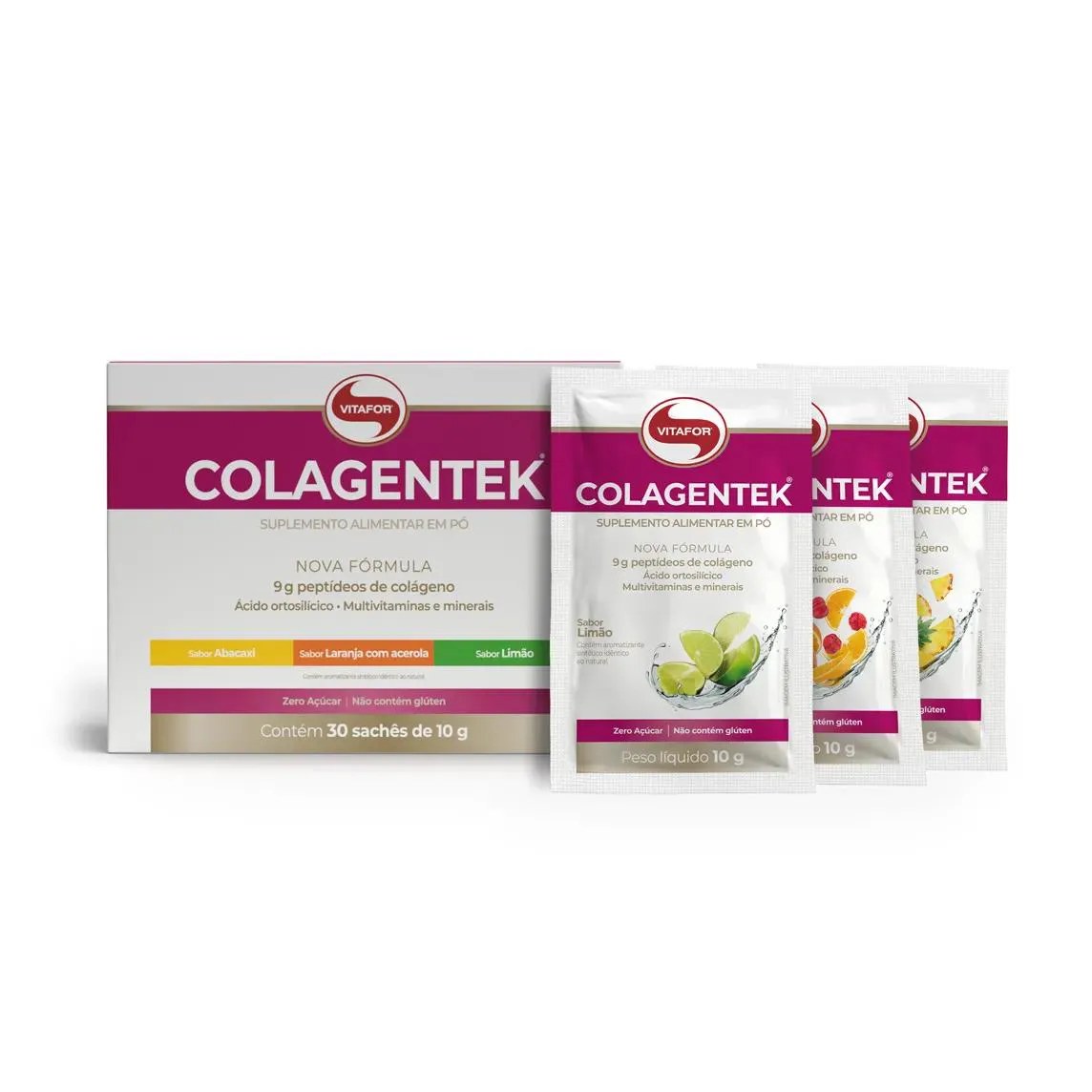Colagentek 30 Sachês 10G Sortidos Vitafor