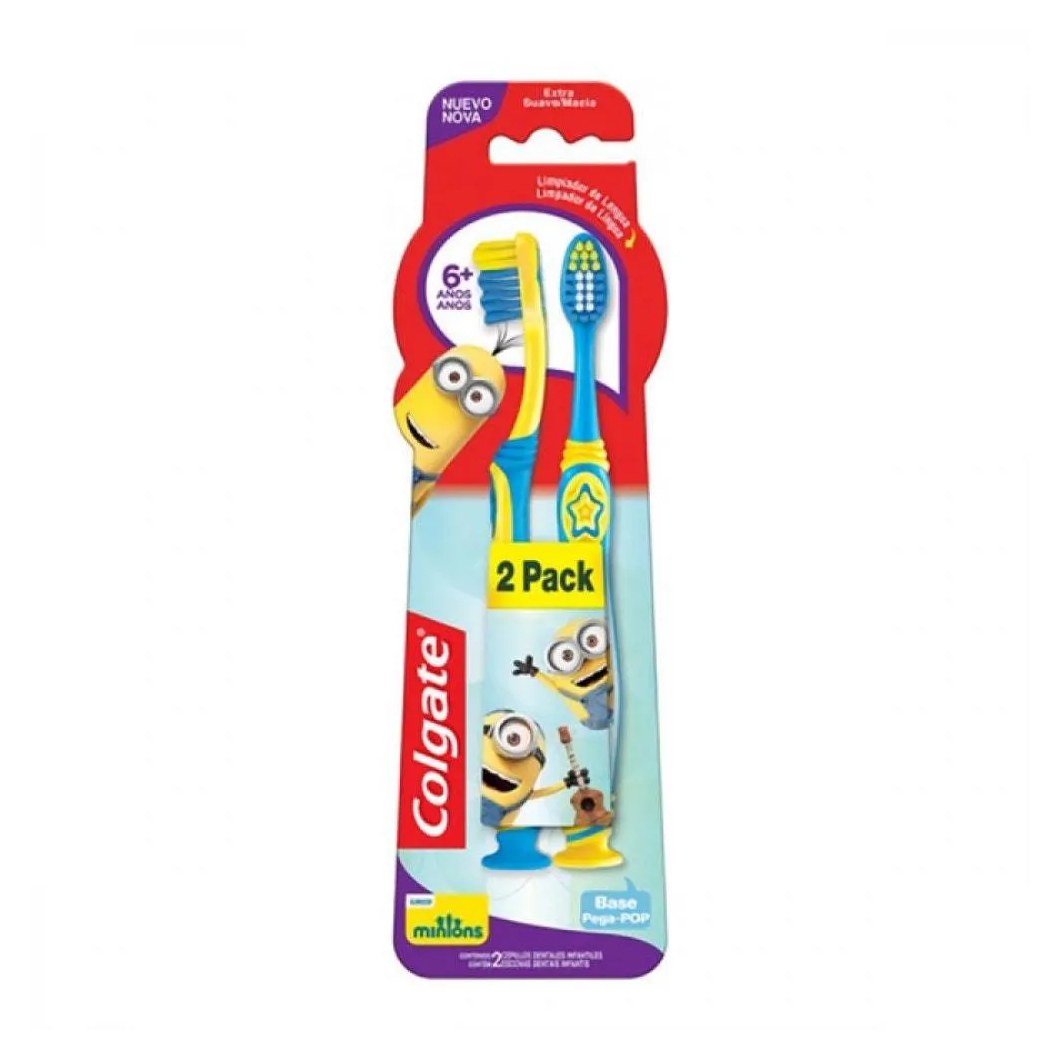 Escova Dental Colgate Minions C/2 unidades
