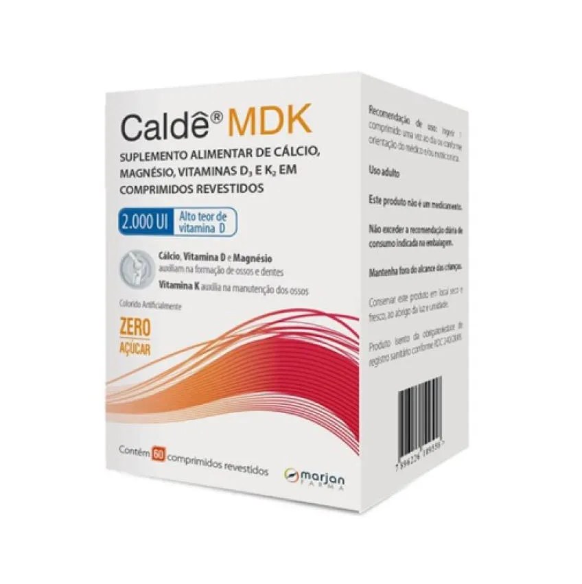 Caldê Mdk 2.000Ui Suplemento Alimentar 60Cpr