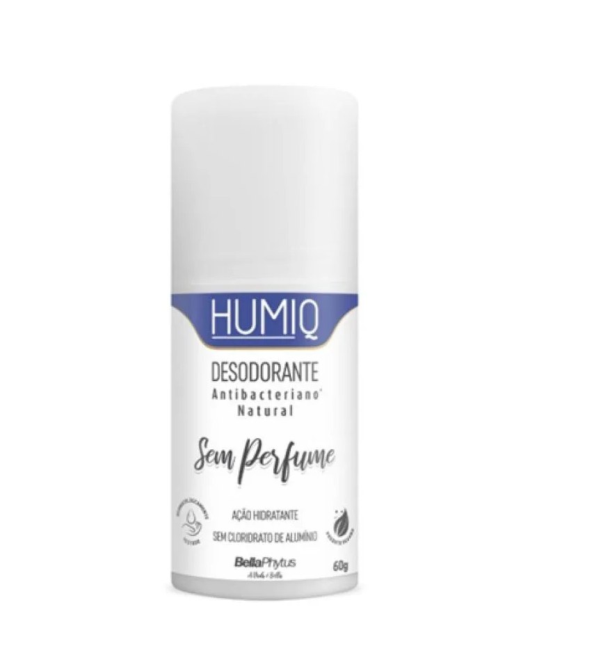 Humiq sem Perfume Desodorante Natural Bellaphytus 60G