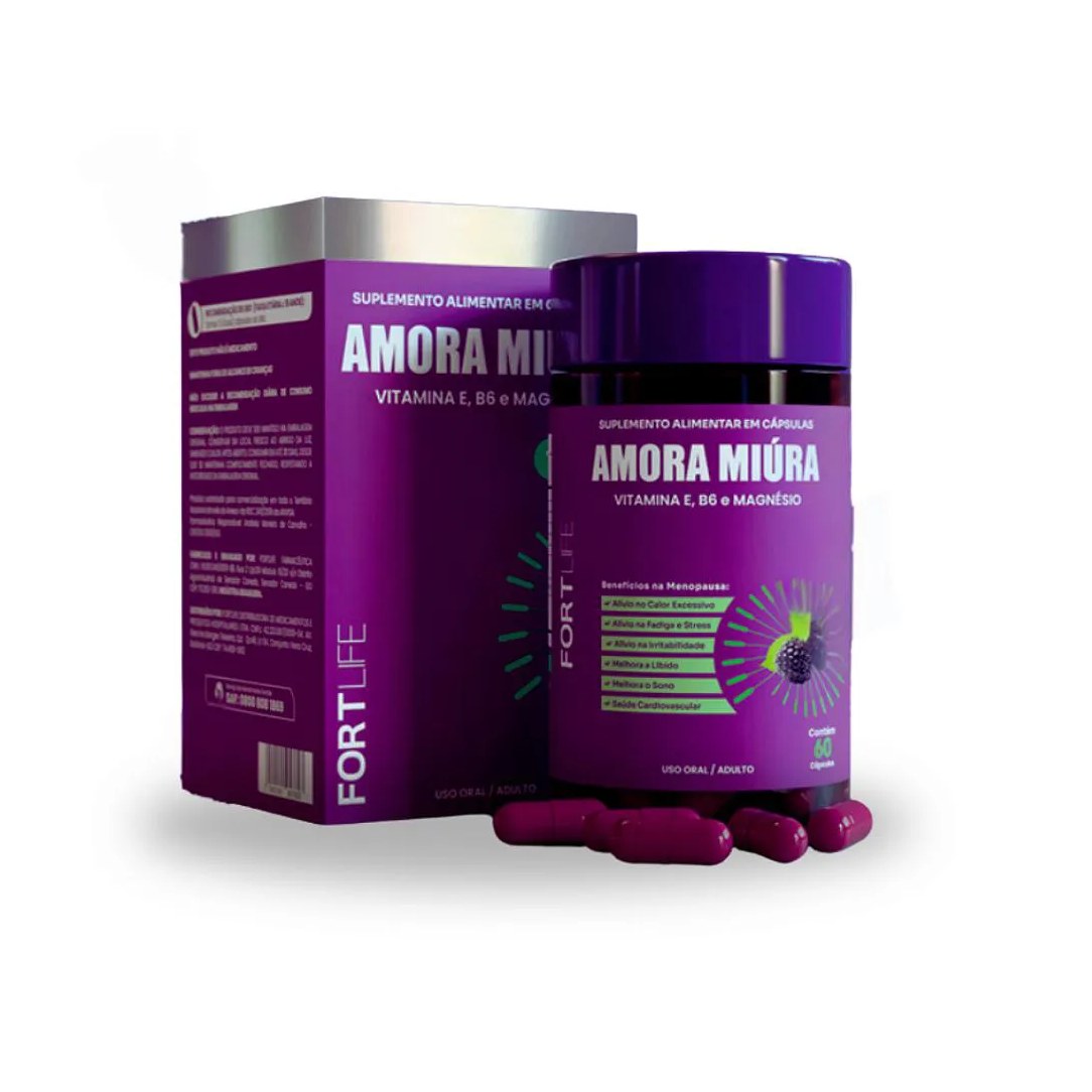 Amora Miúra 1000Mg 60 Cápsulas Fortlife
