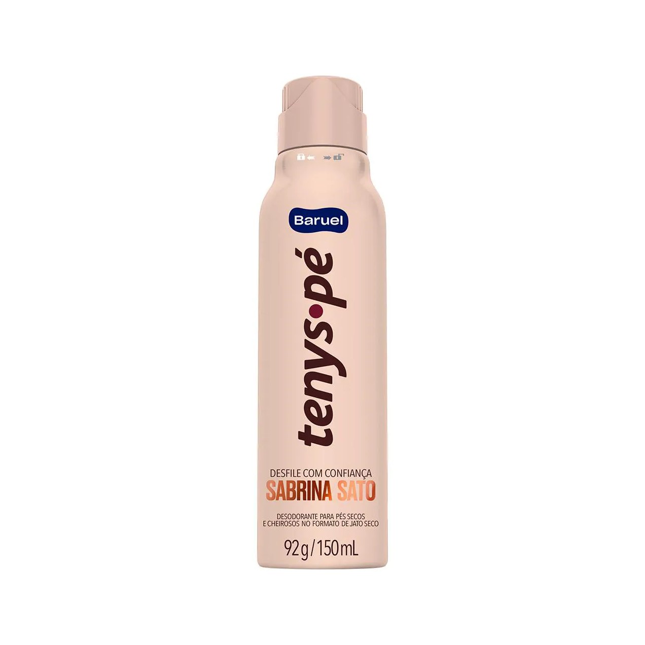 Desodorante para os Pés em Jato Seco Tenys Pé Baruel Desfile com Confiança Sabrina Sato 150ml
