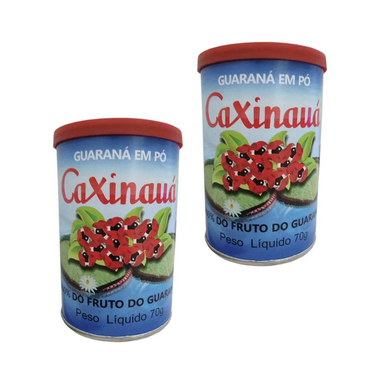 Kit 2Un Guaraná em Pó 70G