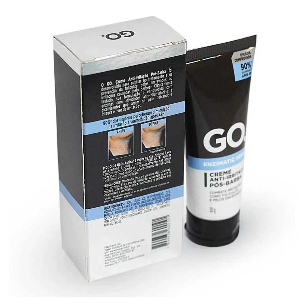 Go Man Clinical Shave Pós-barba Anti-irritação 30g