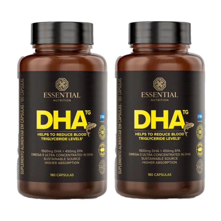 Kit 2X: Dha Tg Essential Nutrition 180 Cápsulas