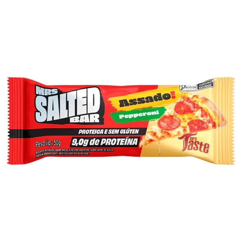 Mrs. Salted Bar (50G) - Sabor: Pepperoni