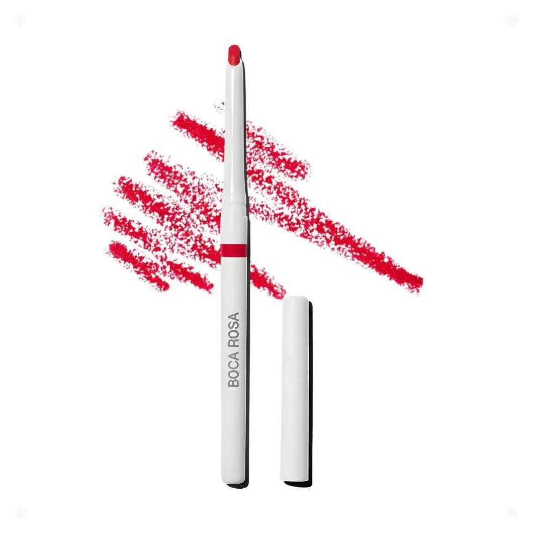 Lápis Contorno Labial Boca Rosa Vermelho Intenso