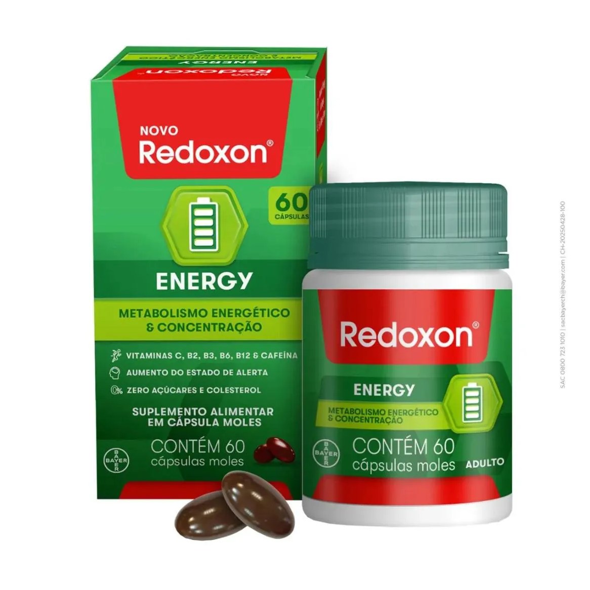 Redoxon Energy 60 Cápsulas Multivitamínico
