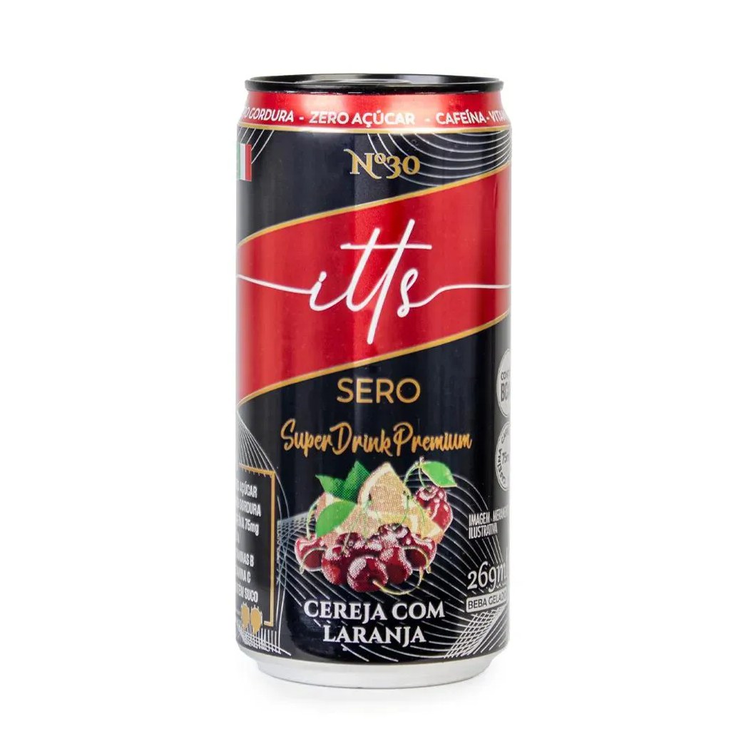 Suco Energético Zero Cereja C/ Laranja 269ml Itts Sero