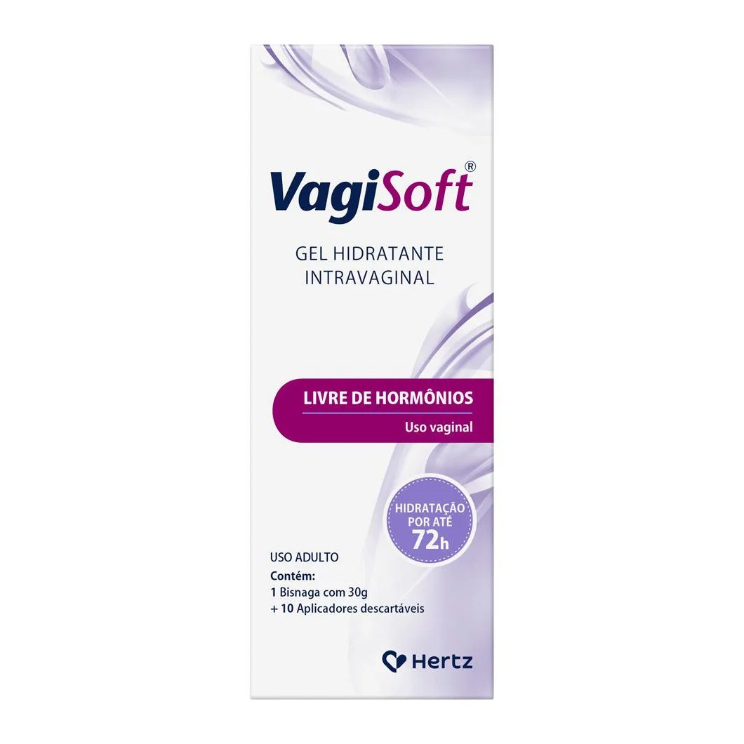 Vagisoft Gel Hidratante Intravaginal C/1 Bisnaga 30G - Hertz