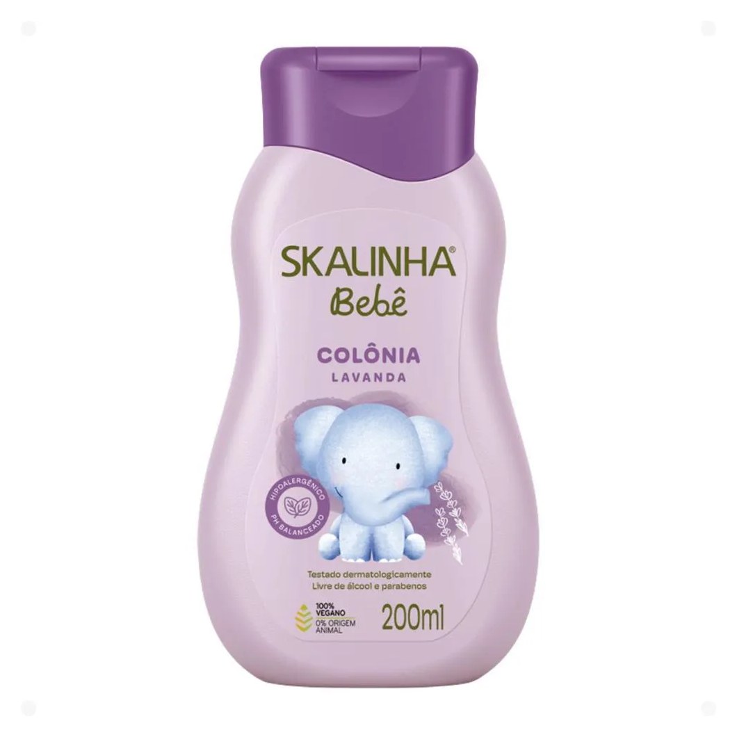 Colônia Skalinha Bebê Lavanda 200ml