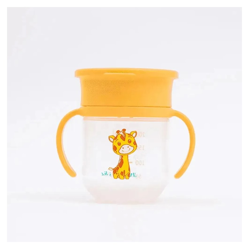 Copo de Treinamento 360º 200Ml +6M Amarelo Petit Piá