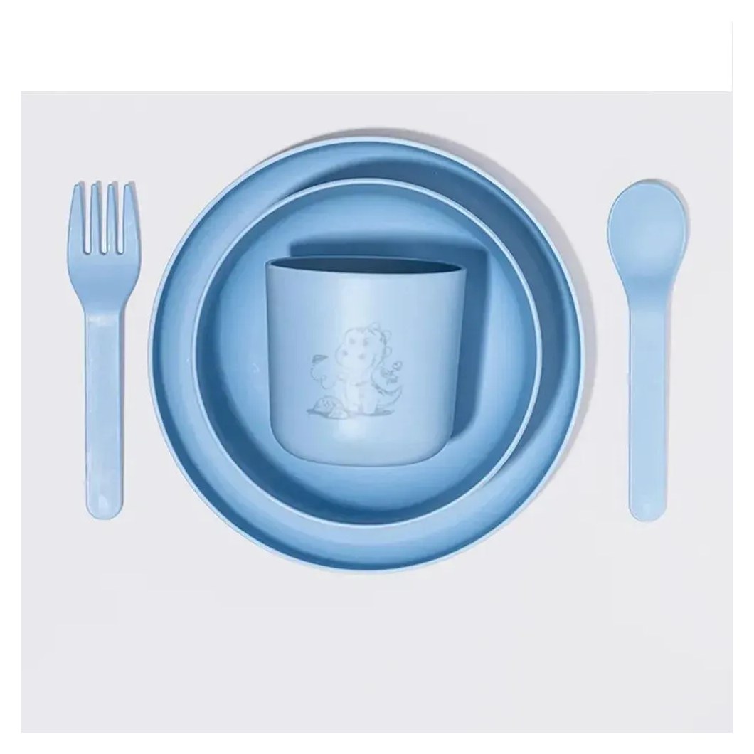 Kit Alimentação 5Peças +12M Azul Petit Piá
