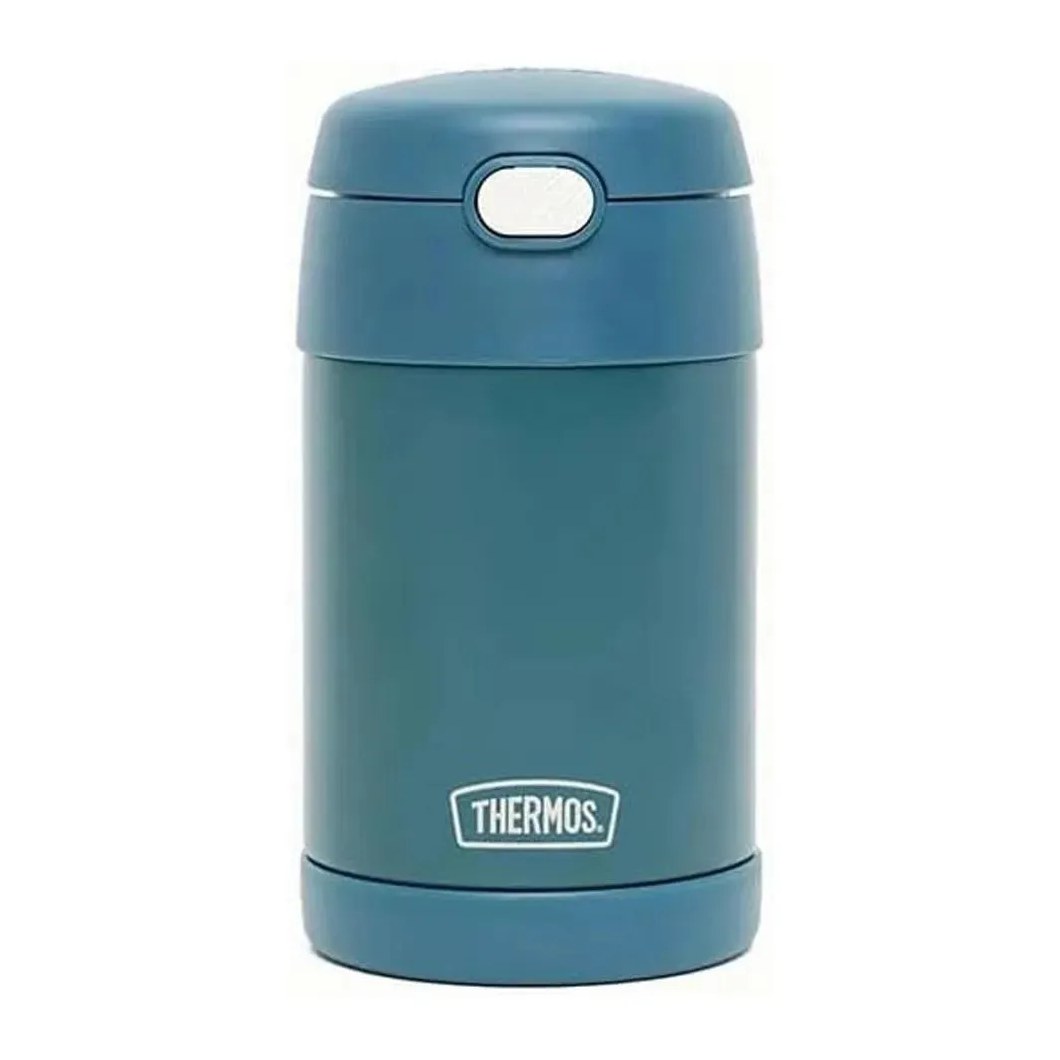 Pote Térmico 470Ml Colher Dobrável Verde Mar Thermos