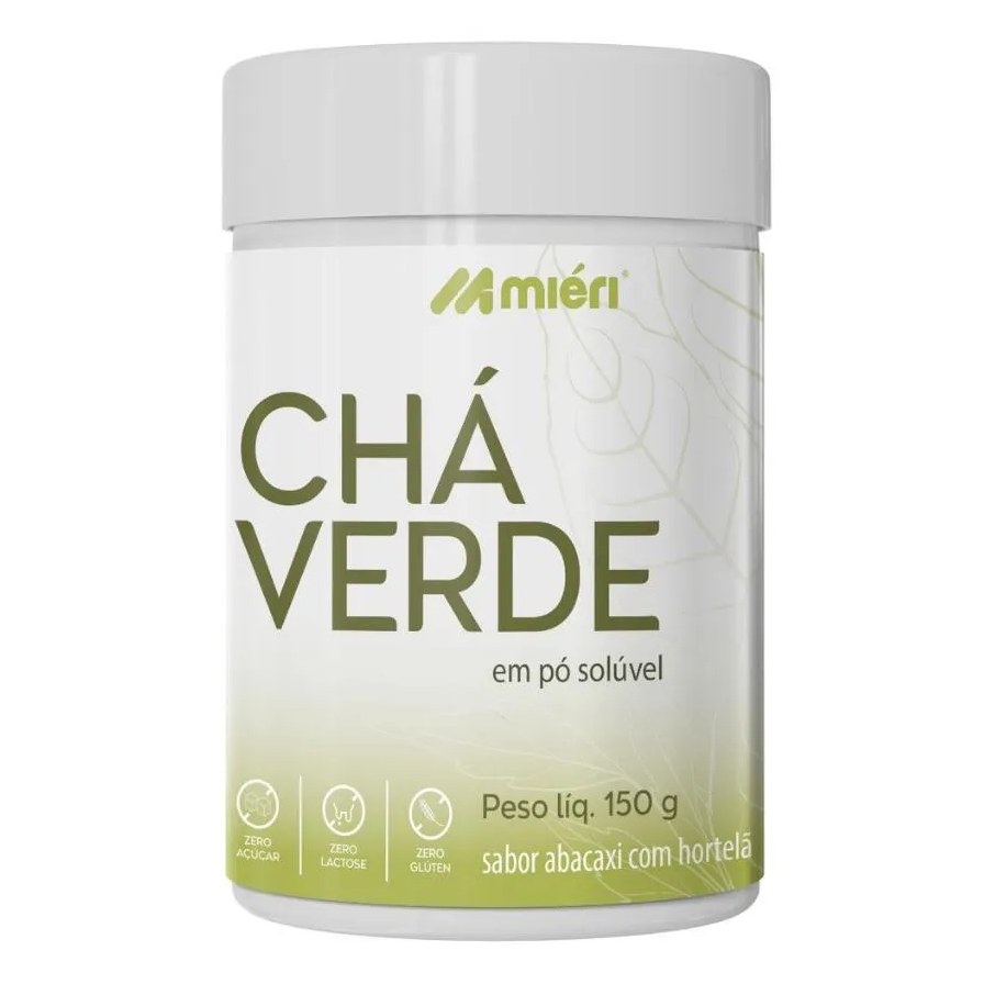 Chá Verde em Pó Solúvel 150G Extrato Seco